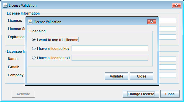 Oranges Calculator - Main window