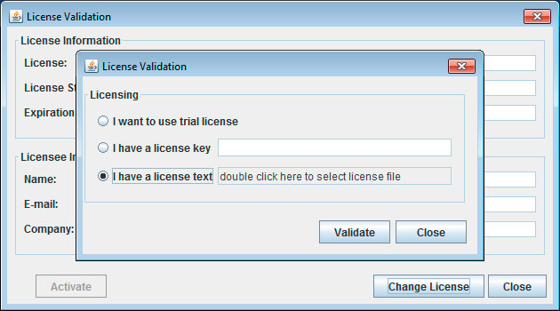 Oranges Calculator - Main window